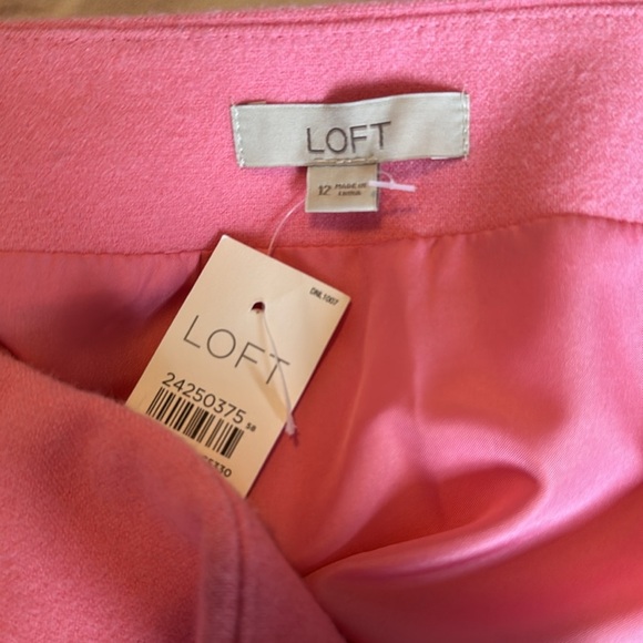 LOFT Pink pencil skirt size 12 NWT - Picture 5 of 6